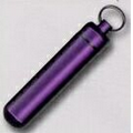 Large Capsule Container with Key Ring